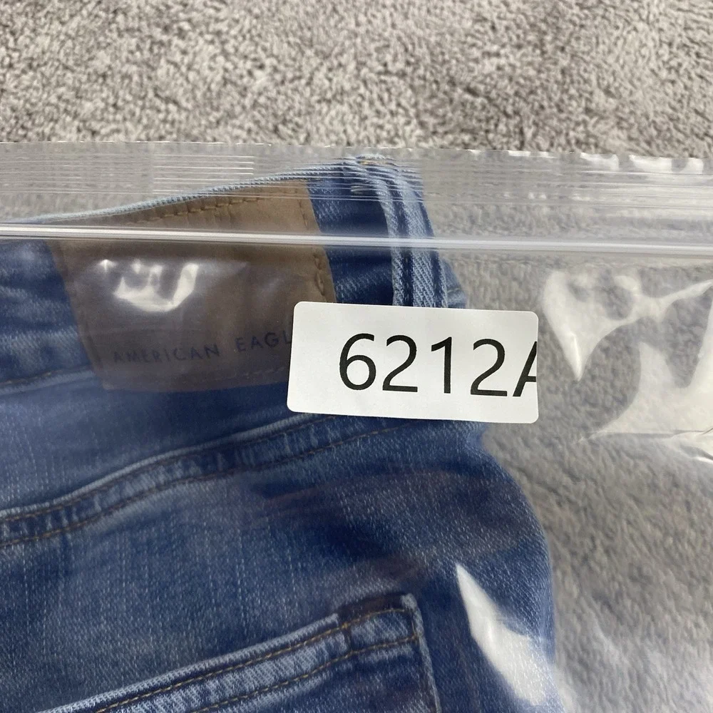 American Eagle AirFlex+ Athletic Straight Jeans Mens 31x30 Blue Medium Wash